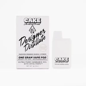 CAKE - CAKE - AIO - Passion Orange Guava - Designer Distillate - 1.25G