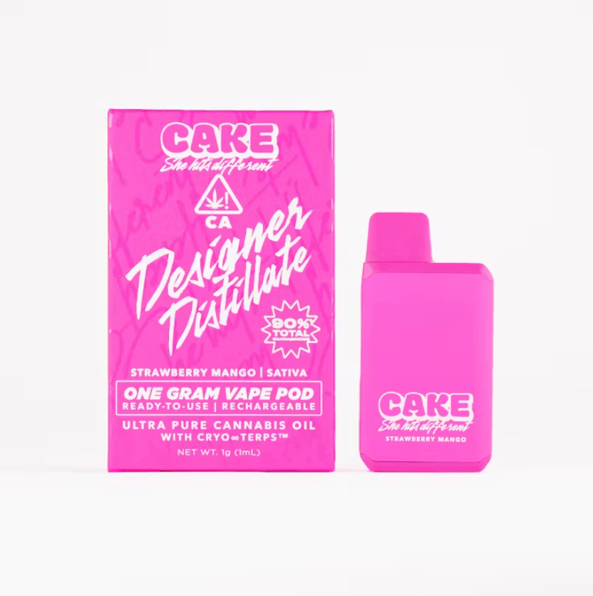 CAKE - CAKE - AIO - Strawberry Mango - Designer Distillate - 1.25G Main Image