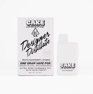 CAKE - CAKE - AIO - White Raspberry - Designer Distillate - 1.25G
