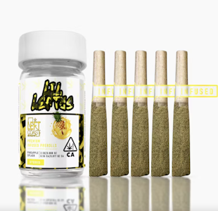 LEFT COAST - LEFT COAST 3.75G Pineapple Splash Lil Leftys Infused Preroll 5pk