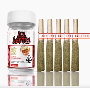 LEFT COAST - LEFT COAST 3.75G Strawberry Banana Lil Leftys Infused Preroll 5pk