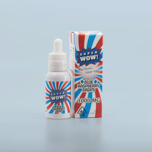 SUPER WOW - Super Wow 1000mg Blue Raspberry Drops 30ml