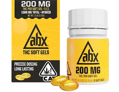 Absolute Extracts - [ABX] THC Soft Gels - 200mg - 5ct