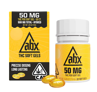 Absolute Extracts - [ABX] THC Soft Gels - 50mg - 10ct