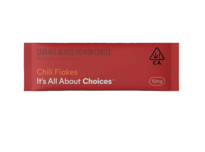 It's All About Choices - All About Choices - Chili Flakes - Single - Edible - 10mg