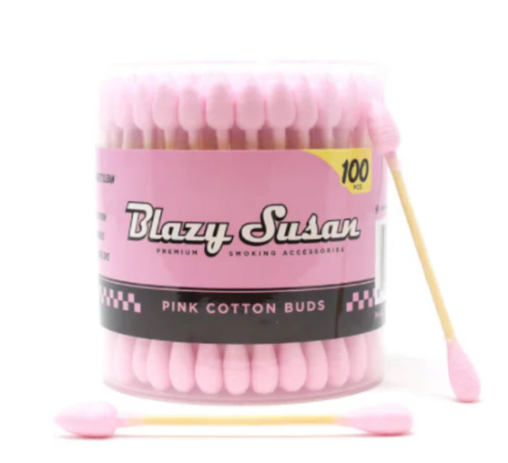 Gear - Blazy Susan Pink Cotton Buds 100ct Main Image