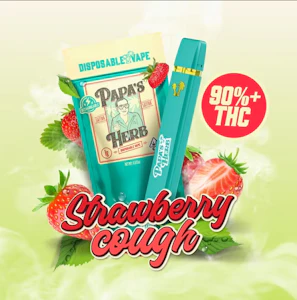 Papa's Herb - Papa's Herb - Strawberry Cough - 1g Disposable Vape
