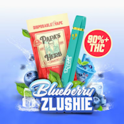 Papa's Herb - Blueberry Zlushie - 1g All In One Vape