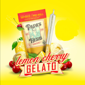 Papa's Herb - Lemon Cherry Gelato - 1g Infused Pre-Roll