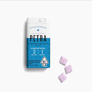 PETRA - Petra - Blackberry - 40mg CBN/100mg THC Mints - 40pk