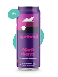 AYRLOOM - Black Cherry 5mg 1:1 Infused Sparkling Water | ayrloom