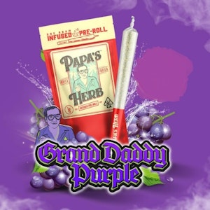 PAPA'S HERB - Papa's Herb - Grand Daddy Purple - 1g Infused Pre-Roll