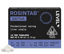 Level | RosinTab (25mg) Sativa