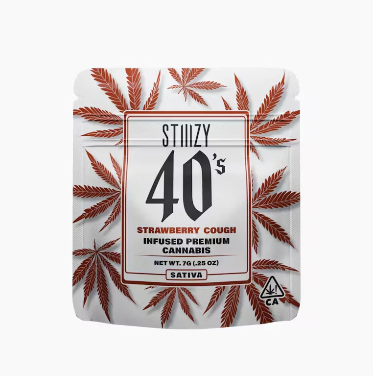 STIIIZY - Stiiizy - Strawberry Cough - Infused 40's Mylar 7g Main Image