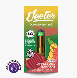 JEETER - JEETER 1G Apples & Bananas Liquid Diamonds Cartridge