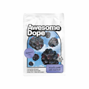 Awesome Dope - Blackberry - Live Rosin Vegan Gummies - Indica - 100mg