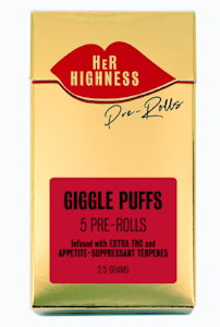 Her Highness - Her Highness - Giggle Puffs - Infused Prerolls - 5pk - Preroll