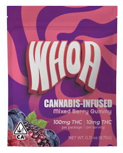 WHOA - Whoa - Mixed Berry - Gummy - 100mg