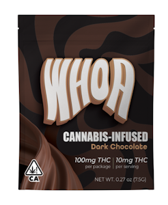 WHOA - Whoa - Chocolate Bite - Dark Chocolate - Chocolate - 1pc - 100mg
