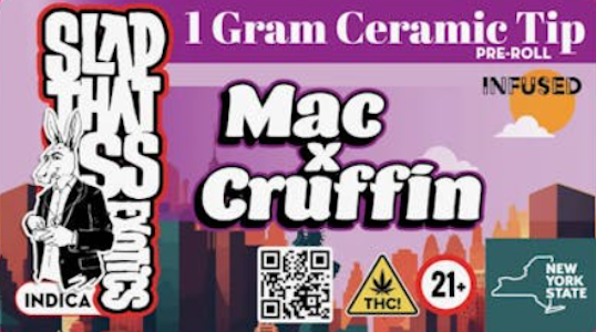 Slap That Ass - Slap That Ass | Infused Preroll | Mac X Cruffin | 1g