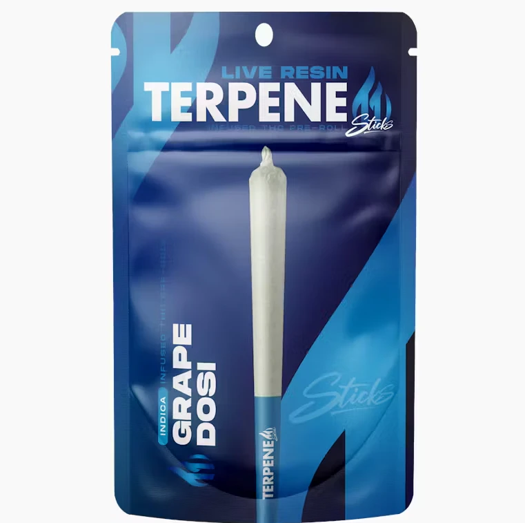 Terpene Tanks - Terpene Sticks - Grape Dosi 1.2G Infused Pre-Roll Main Image