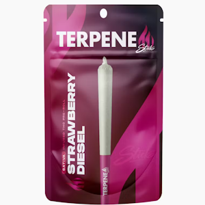 TERPENE TANKS - Terpene Sticks - Strawberry Diesel 1.2G Infused Pre-Roll