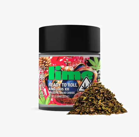 Lime - King Louis XIII (I) | 3.5g Infused Pre-Ground Flower | Lime Main Image
