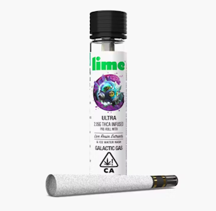 Lime - Galactic Gas (I) | 2.15g Infused Preroll | Lime