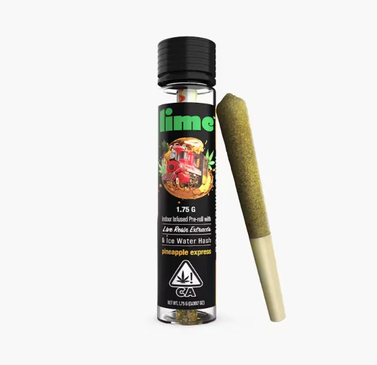 Lime - Pineapple Express (S) | 1.75g Infused Preroll | Lime Main Image