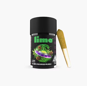 Lime - Alien Gas (I) | Infused Preroll Pack | Lime