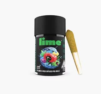 Lime - Gushers (H) | Infused Preroll Pack | Lime