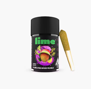 Lime - Peach Ringz (I) | Infused Preroll Pack | Lime