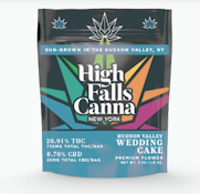 High Falls - Flower 3.5g - Hudson Valley Wedding Cake - Indica leaning Hybrid