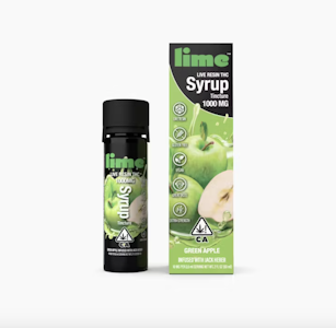 Lime - Green Apple | 1000mg Syrup | Lime