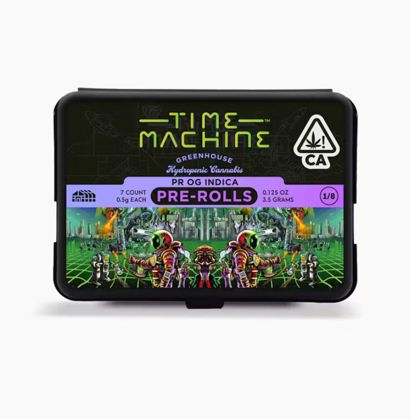 Time Machine - TIME MACHINE - Prerolls - PR OG - Indica - 7PK - 3.5G Main Image