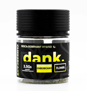 DANK - Dank - Cheesecake - 3.5G - Indica-Dominant Hybrid - Flower