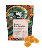 MFNY - Live Rosin Gummies - Peach x Rainbow Beltz - 50mg - Edible