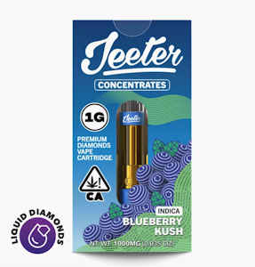 JEETER - JEETER 1G Blueberry Kush Liquid Diamonds Cartridge