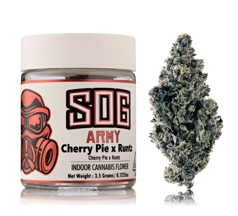 SOG ARMY - SOG Army - Cherry Pie x Runtz - 3.5g Flower Main Image