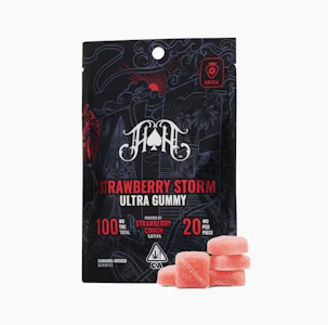 Heavy Hitters - Heavy Hitters 100mg Strawberry Storm Gummies