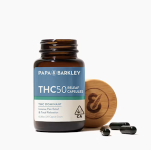 PAPA & BARKLEY - Papa & Barkley 1000mg THC50 Releaf Capsules 20ct