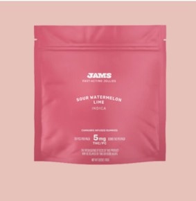 JAMS | Fast Acting Sour Watermelon Lime | 20pk/100mg