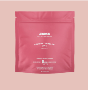 JAMS - JAMS | Fast Acting Sour Watermelon Lime | 20pk/100mg