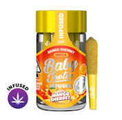 Mango Sherbet | Baby Jeeters | Infused Pre-Roll Pack | .5g x 5pk | 2.5g