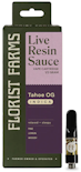 Florist Farms - Tahoe OG - 0.5g Cartridge - Live Resin Sauce - Vape