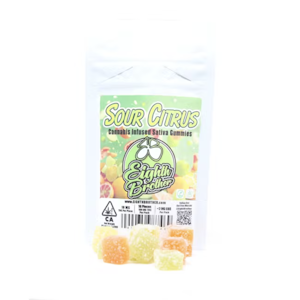 Eighth Brother - Sour Citrus Gummies (S) | 100mg Bag | Eighth Brother