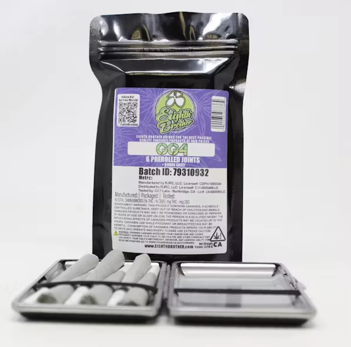 Eighth Brother - GG4 (I) | 6pc Pre Roll Pack | Eighth Brother Main Image