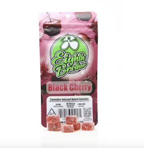 Eighth Brother - Black Cherry Gummies (H) | 100mg Bag | Eighth Brother