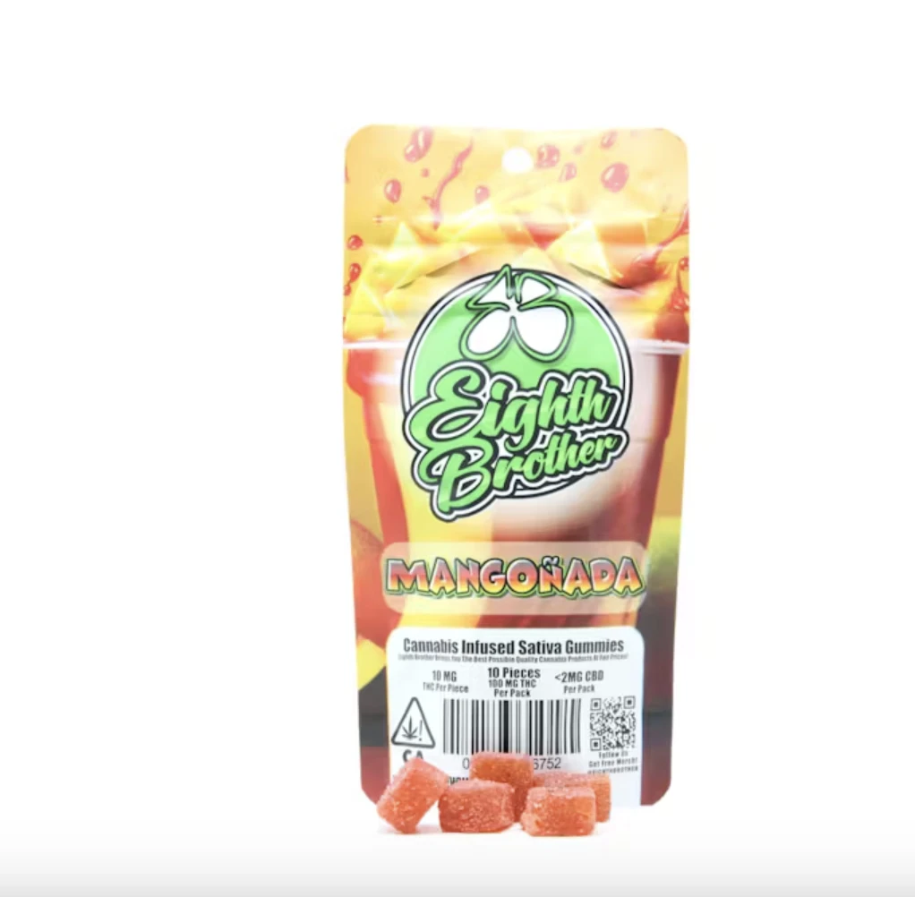 Eighth Brother - Mangonada Gummies (S) | 100mg Bag | Eighth Brother Main Image