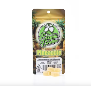 Eighth Brother - Pineapple Gummies (H) | 100mg Bag | Eighth Brother